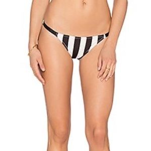 Solid & Striped The Morgan Black Cream Stripe Bottom Small‎